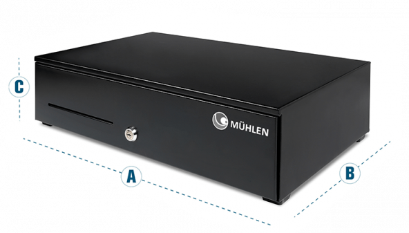 Mühlen Yazar Kasa Para Çekmecesi ES 4460 Yoğun Kullanım İçin - 4