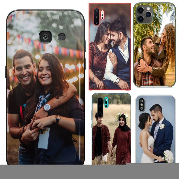 Turkcell T50 Çiftlere Tasarımlı İsimli Fotoğraflı Kılıf - 3