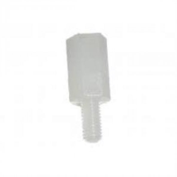 M3x10mm Plastik Distans-Spacer Dişi- Dişi 1 Adet - Resim 2