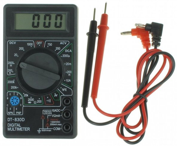 DT830D Dijital Ölçü Aleti - Multimetre - Avometre
