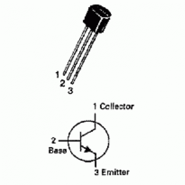 BC237 Plastik NPN Transistör - 2