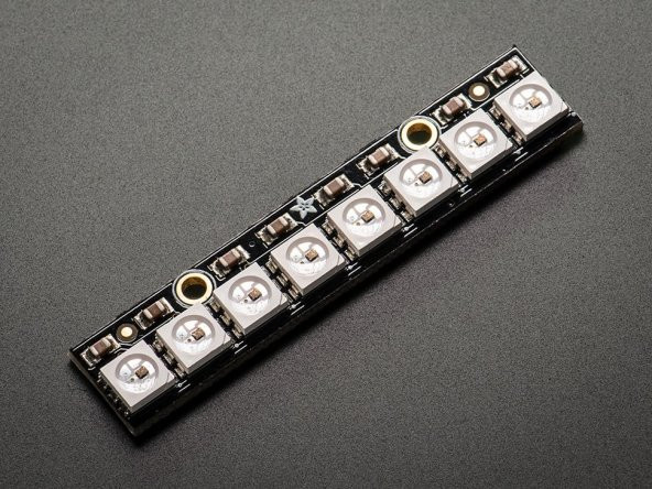 Neopixel 8 Rgb Led - Neopixel Stick - 8li Ws2812 5050 Rgb Led - 3