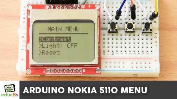 Nokia 5110 Lcd Ekran - Mavi Aydınlatmalı - Kırmızı Model - 4