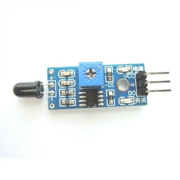 Flame Sensor, Yangın Sensörü, Ateş - Alev Sensörü - Fire Detector