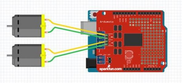 Ardumoto Motor Sürücü Shield  - L298P Motor Sürücü Modül - 3