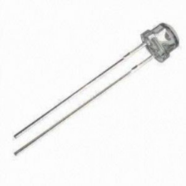 5mm Beyaz Şeffaf Led- 1 Adet