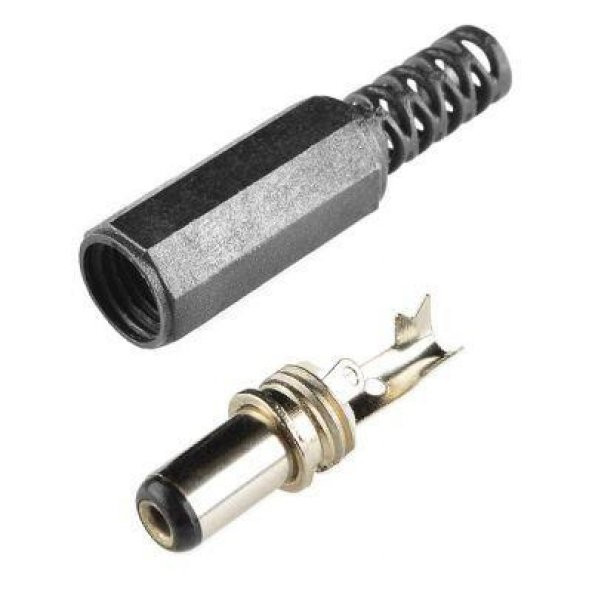 Erkek Kablo Tipi Power Soketi - Dc Barrel Jack Male 5.5x2.1mm - 2