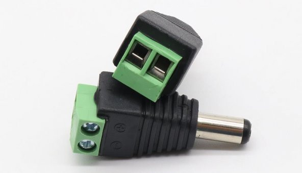 Power Klemens Modül Erkek - Cctv Camera 5.5 X 2.1mm - 2