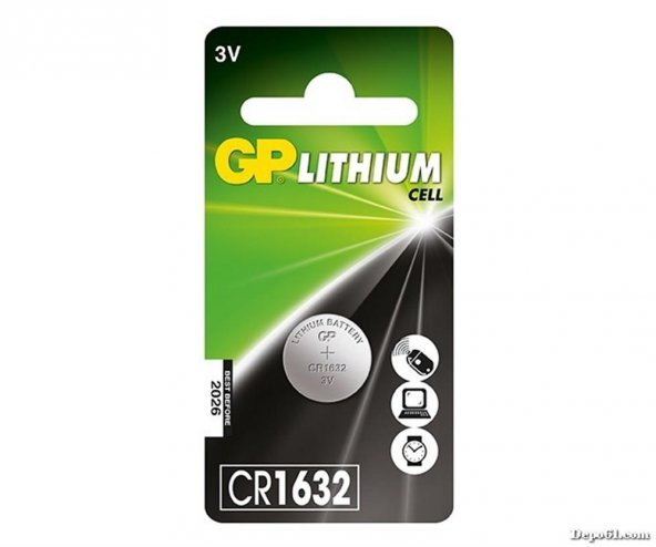 Gp Cr1632 3v Lityum Pil - 1 Adet