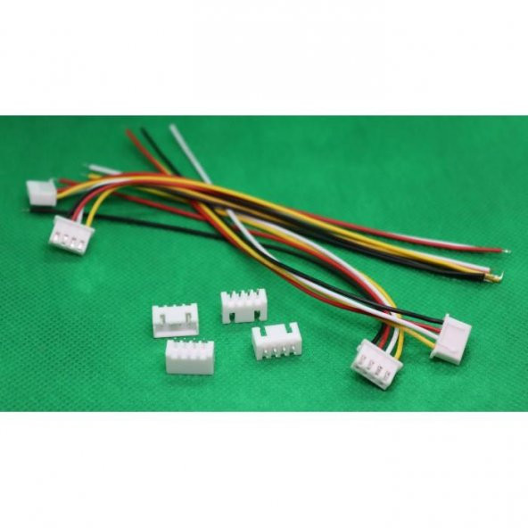 4 Pin Dişi-Erkek Kablolu Tunik Soket Seti 1.2 mm - 10 cm