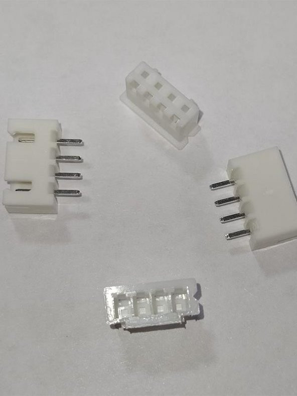 4 Pin Dişi-Erkek Tunik Soket Seti - 2.54 mm - 2