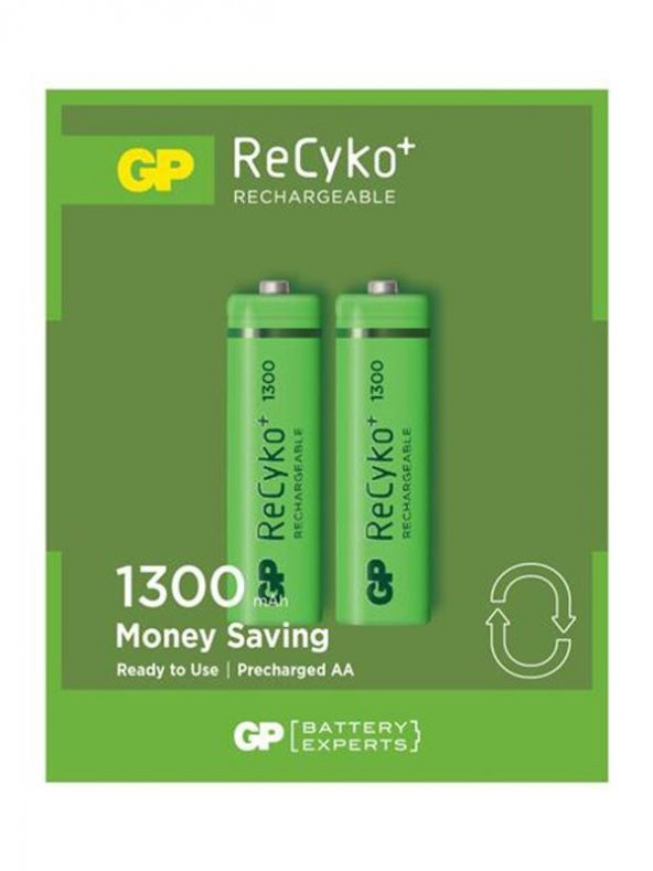 GP Recyko Rechargeable AA 1300mah Şarjlı Kalem Pil