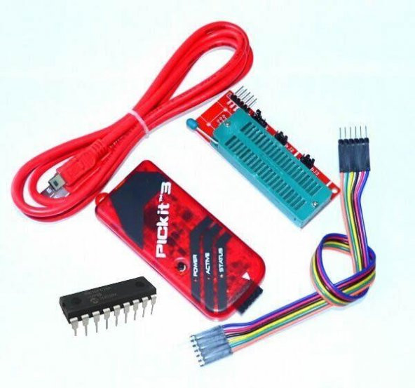 Pickit3 Pic Programlama Kartı Ve Dip Çevirici Adaptör