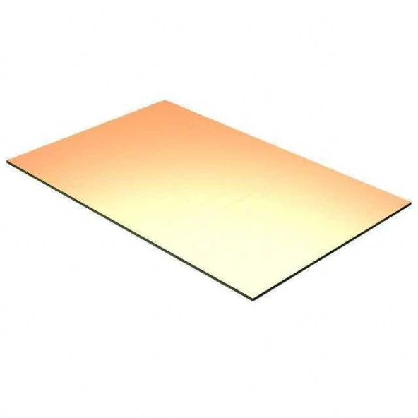 15x25 Cm Bakır Plaket Fr2