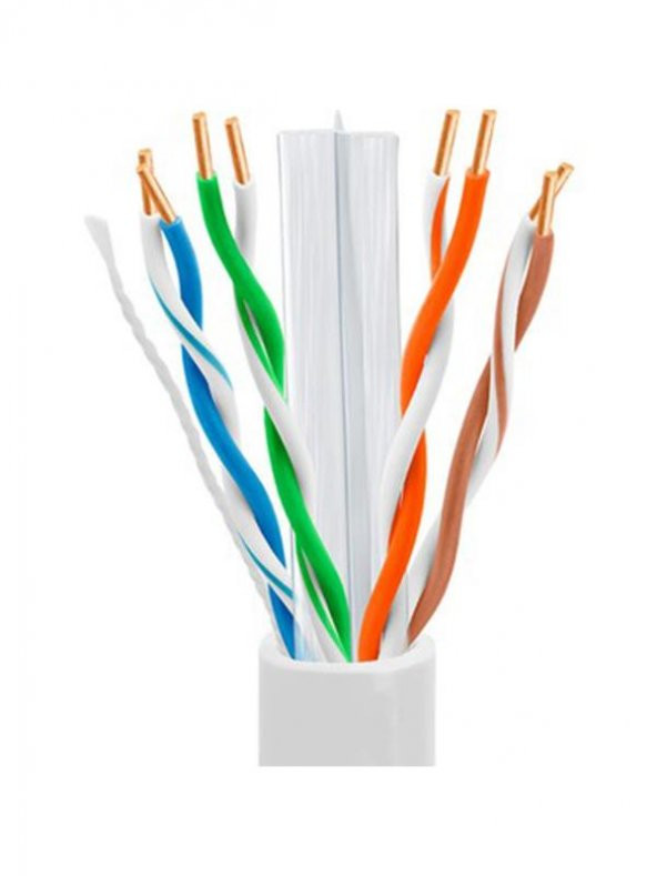 Cat6 Utp 4x2x24 Awg Cca Kablo