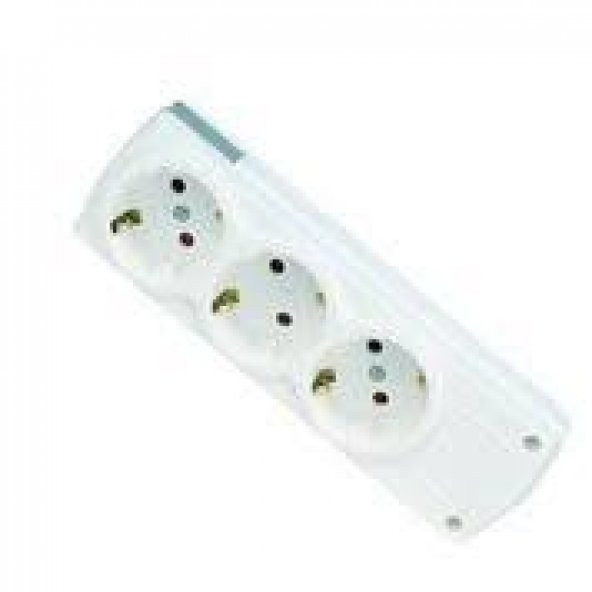 Ri-Tech Üçlü Topraklı Grup Priz Klemensli