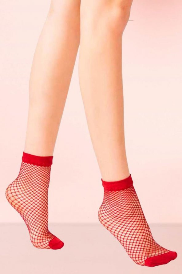 Mite Love İri File Soket Çorap 8 Renk - 4