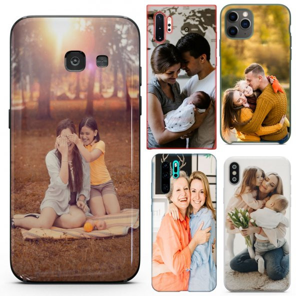 GM Android One 4G Çiftlere Tasarımlı İsimli Fotoğraflı Kılıf - 4