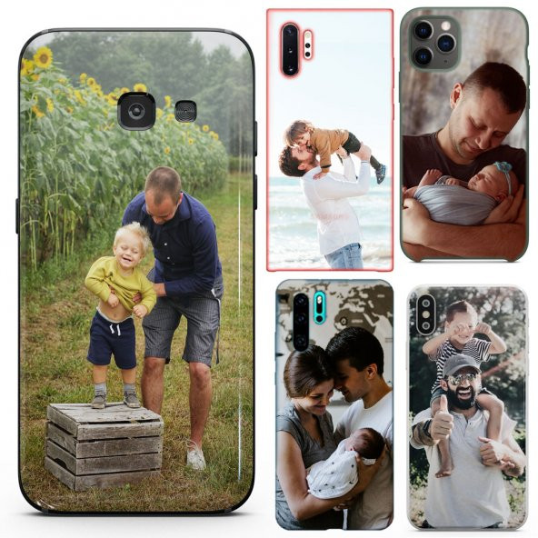 Alcatel One Touch Idol 3 Babalar Günü Hediyesi Fotoğraflı Kılıf