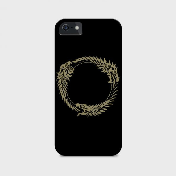 Ouroboros Tasarımlı Kişiselleştirilebilir Telefon Kılıfı