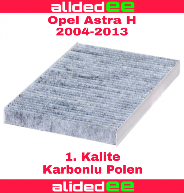 Opel astra H karbonlu polen filtresi 2004-2012 arası tüm modeller için