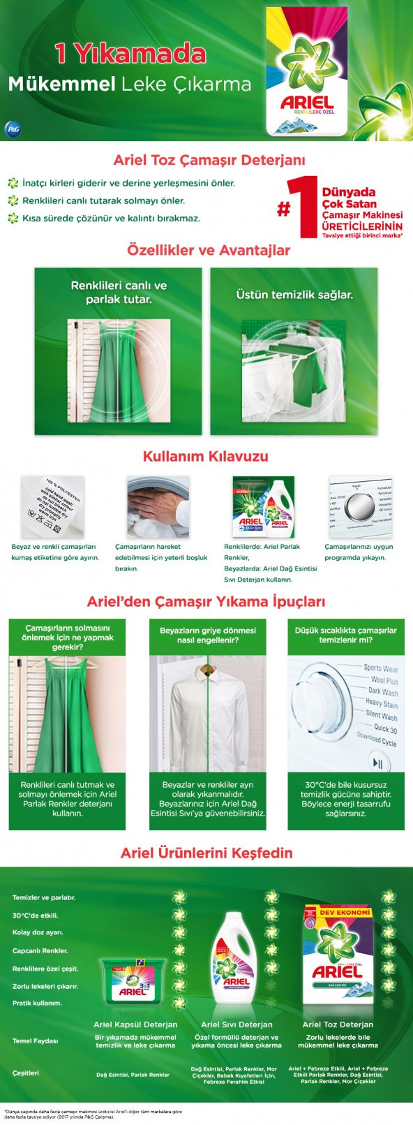 Ariel Matik 6 KG Parlak Renkler 6+6 =12 kg - 2