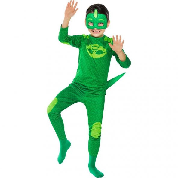 PJ Masks PijaMaskeliler Kertenkele Çocuk Kostümü