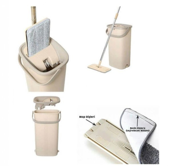 Urve Smart Flat Mop Temizlik Seti - 3