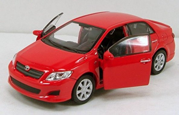 Toyota Corolla 1:36 Ölçek -kırmızı