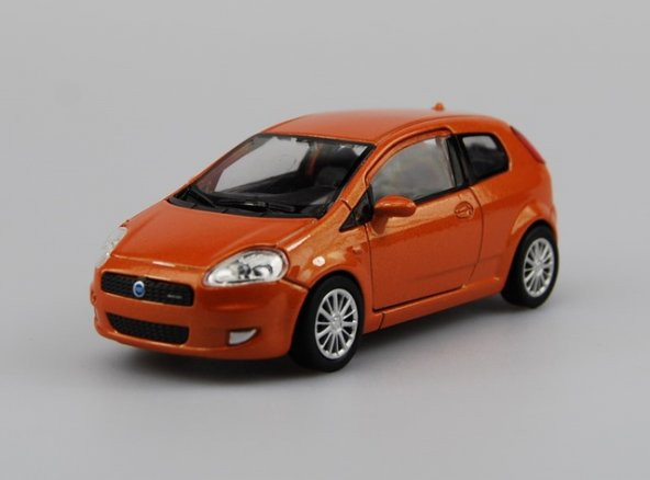 Fiat Grande Punto 1/36 Ölçek DieCast Çek Bırak Metal Model Araba - 2