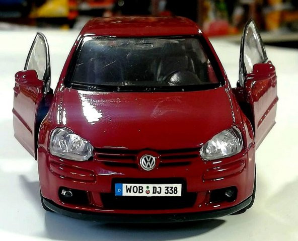 Volkswagen Golf 7 1/36 Ölçek Çek Bırak Metal Model Oyuncak Araba - 2