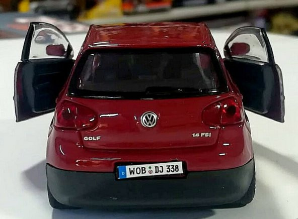 Volkswagen Golf 7 1/36 Ölçek Çek Bırak Metal Model Oyuncak Araba - 5