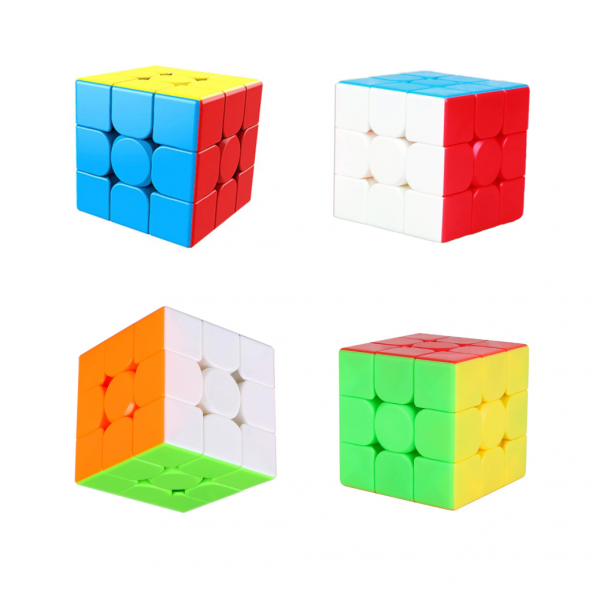 3x3 Eğitici Zeka Sabır Küpü Rubik Küp Rübix Kübirik Neon