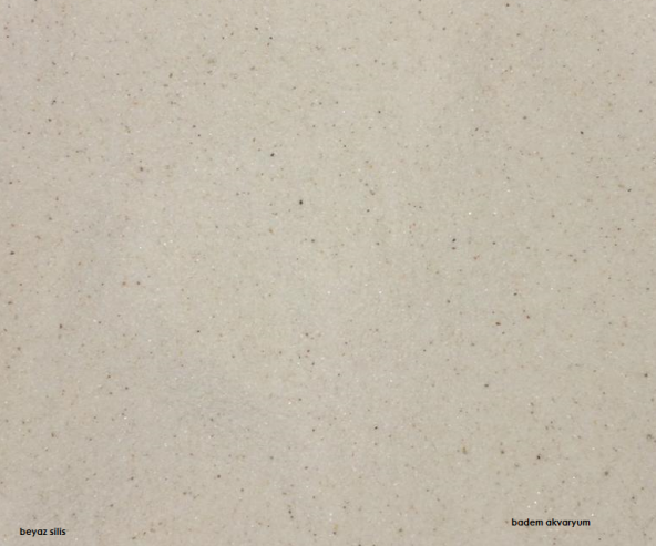 Akvaryum Beyaz Silis Kum 0,5 mm 5 kg Kalsiyum Karbonatlı Beyaz Kum