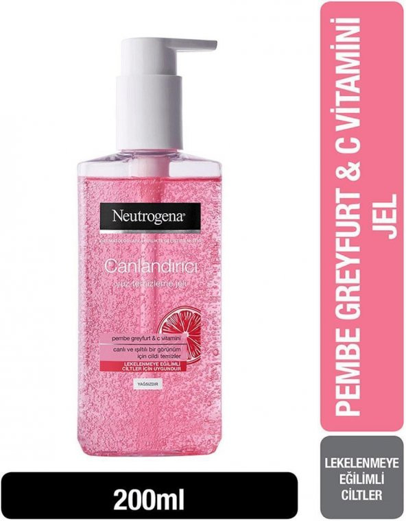 Neutrogena Canlandırıcı Yüz Temizleme Jeli 200 Ml - 2