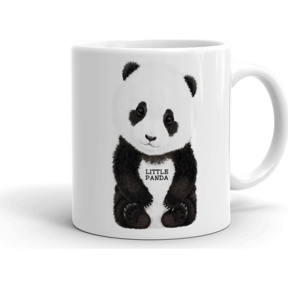 Panda Tasarım Porselen Kupa Bardak