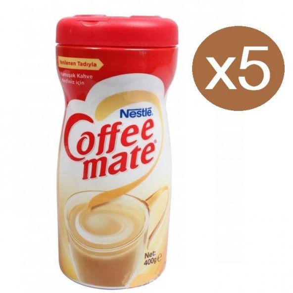 Nestle Coffee Mate 400 gr Kahve Kreması x 5 Adet