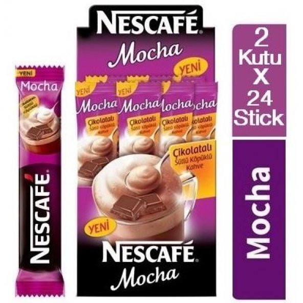 Nescafe Mocha Kahve 2 Kutu x (17,9 gr x 24 Adet)