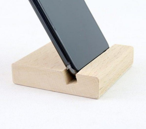 Ahşap Cep Telefon Ve Tablet Tutucu Telefon Standı 3 Adet - 3