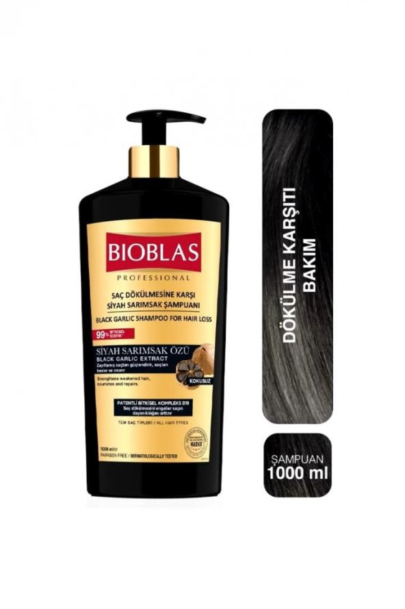 Bioblas Siyah Kara Sarımsak Şampuanı 1000 ml