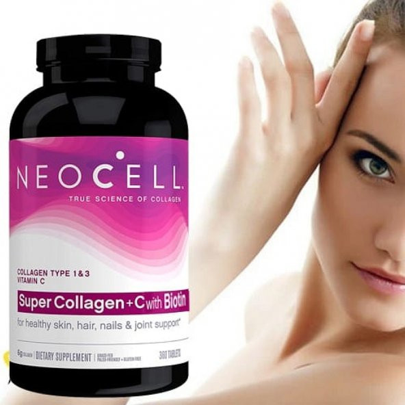 NeoCell Super Collagen + C Biotin Type 1 & 3 6000 Mg 210 Tablet