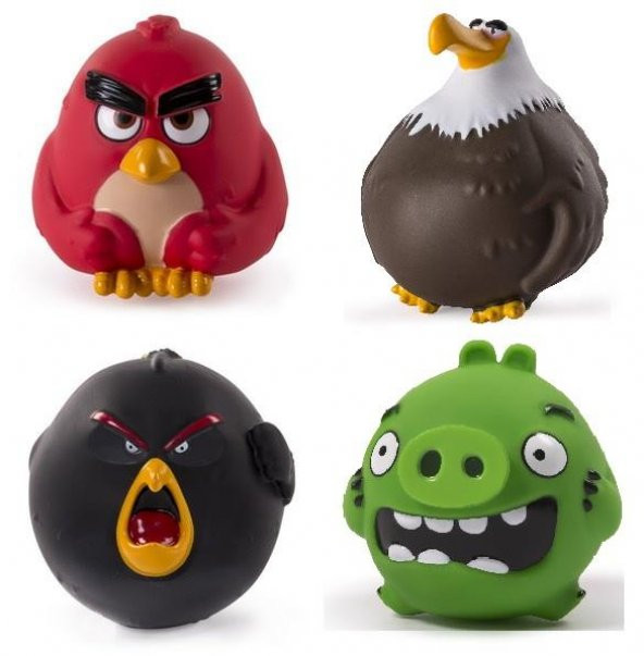 Angry Birds Vinil Figürler 4lü Orijinal Paket Karakter Oyuncak Seri 2