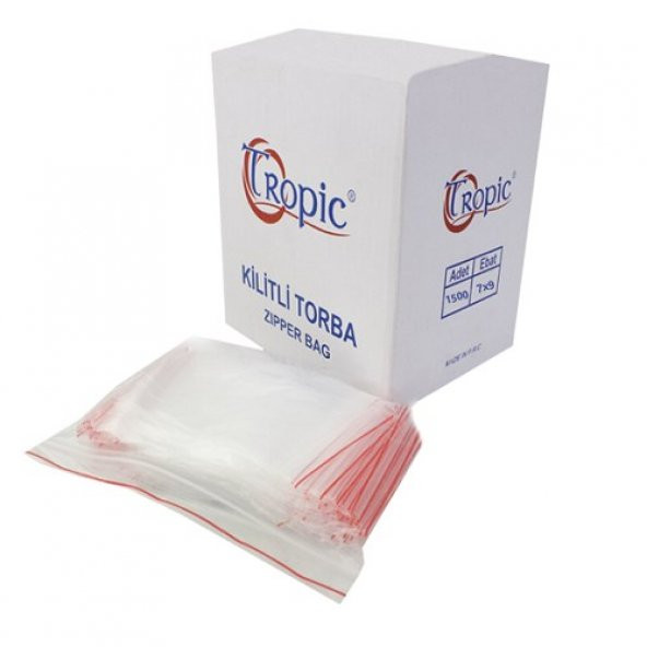 Tropic Kilitli Naylon Torba 7X9 Cm 1500 Adet - 2
