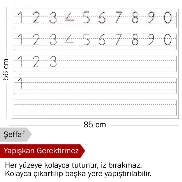 EVBUYA RAKAM ÇALIŞMASI AKILLI KAĞIT - 3