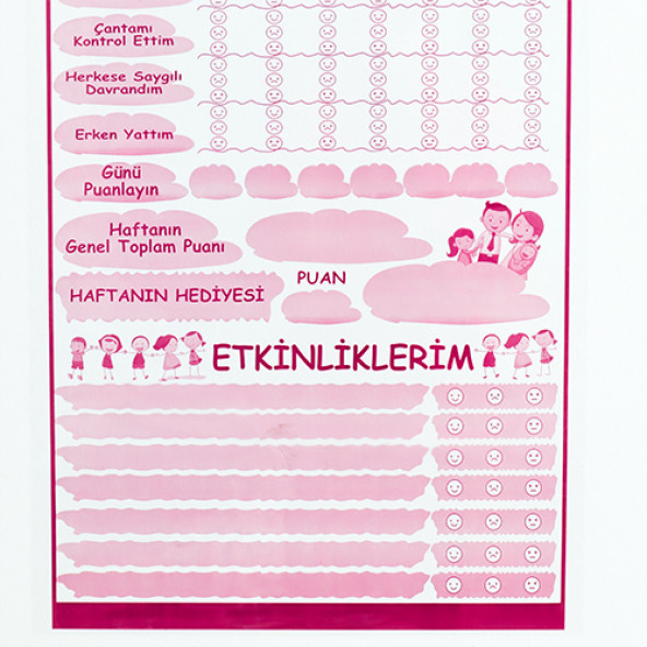 EVBUYA DAVRANIŞ VE SORUMLULUK ÇİZELGESİ AKILLI KAĞIT - Resim 4