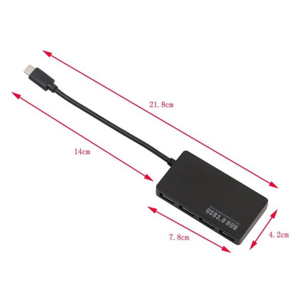 Codegen USB 3.1 Type-C – 4Port USB 3.0 Çoklayıcı Hub CDG-CNV38 - 7