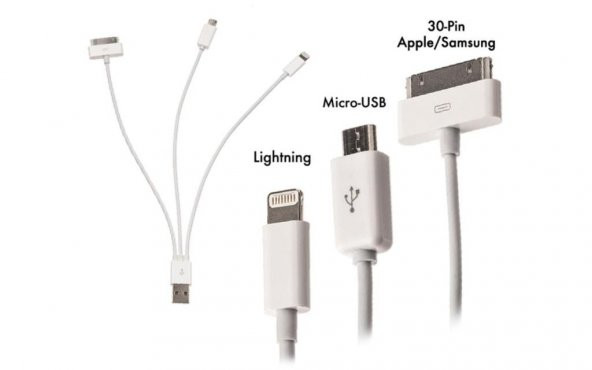 Codegen Apple iPhone 30 Pin / 8 Pin / Micro USB 20 Cm Şarj Kablosu CDG-CNV73