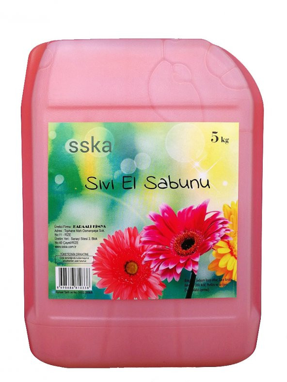 SSKA Sıvı El Sabunu / 5 Kg. / Bidon