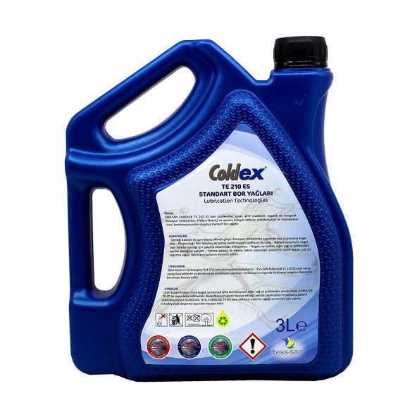 Eurolub Coldex TE 210 ES 3 Lt Mineral Bor Yağ - Resim 3