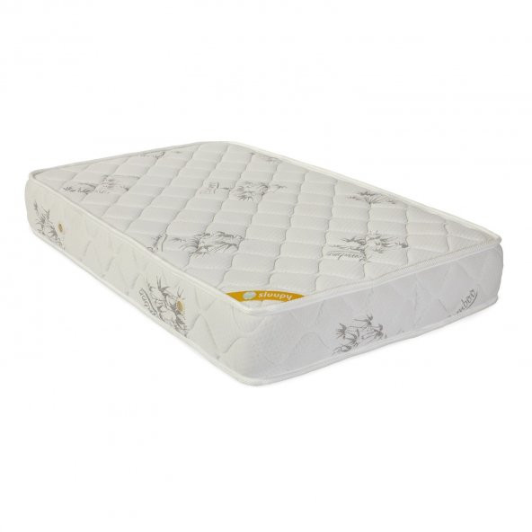 Sluupy Kahve Bamboo Lüx Yaylı Bebek Yatağı 80x180 - 2